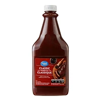 Great Value Classic Barbecue Sauce, 1 L