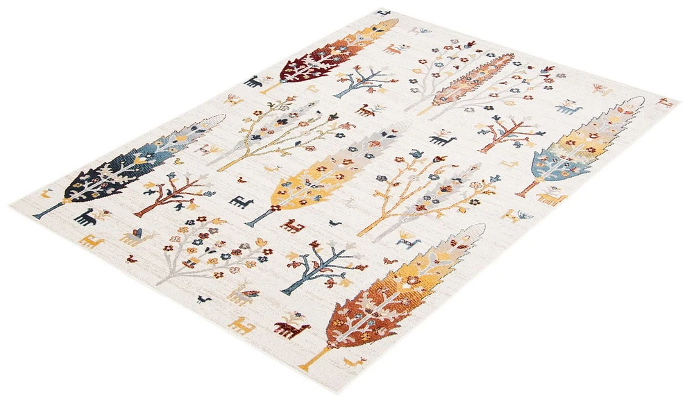 Tapis Lavable ECARPET Boho Chic pour Chambre, Salon, Chambre d'Enfant, Couloir