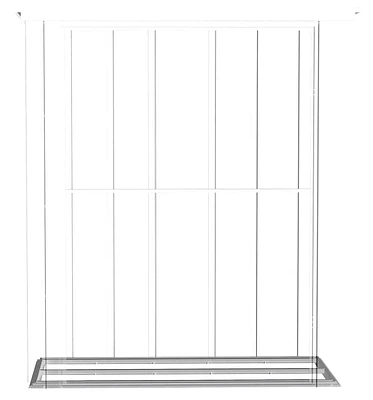 Cadre de plancher pour remise de rangement en acier Spacemaker Patio, 4 pi x 3 pi
