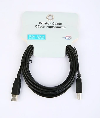 Printer cable 12Feet/3.66M