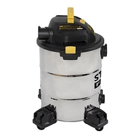 Stanley Fatmax 6HP 10 Gallon Stainless Steel Wet/Dry Vacuum