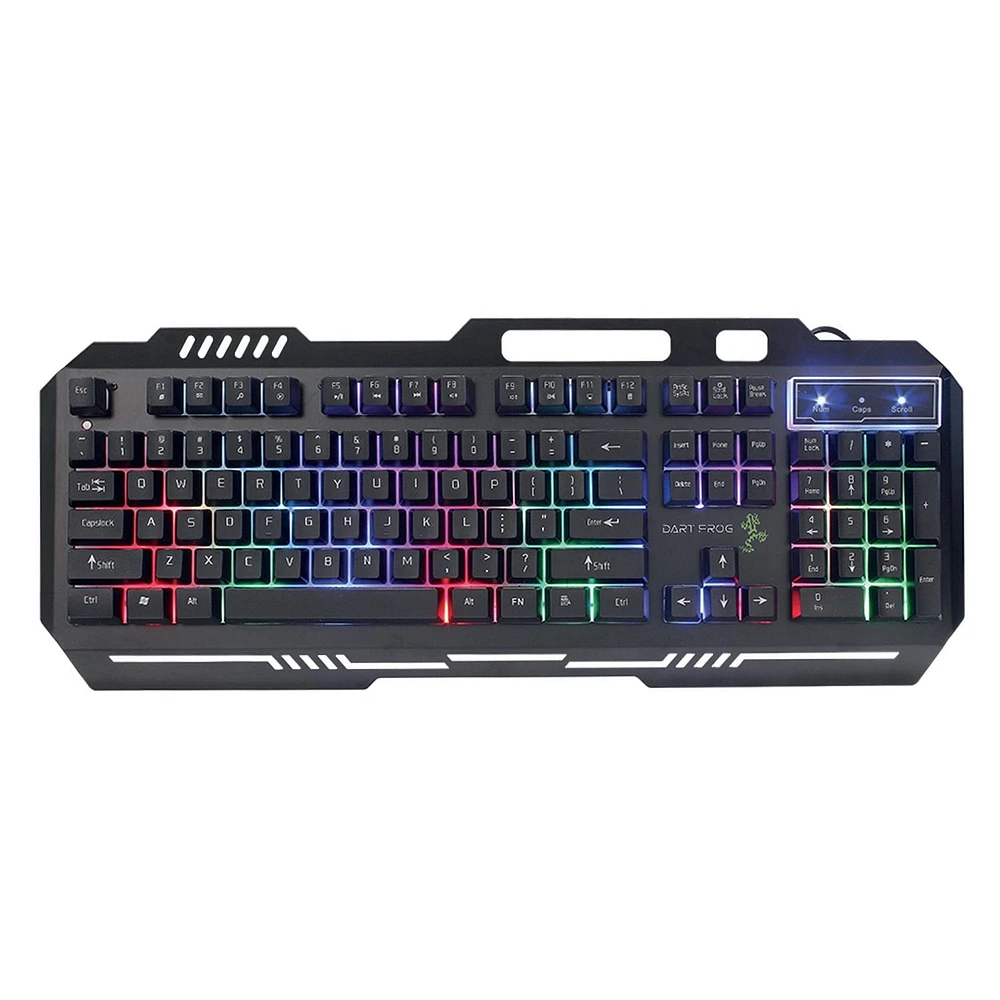 Dart Frog RGB Wired Gaming Keyboard - Black