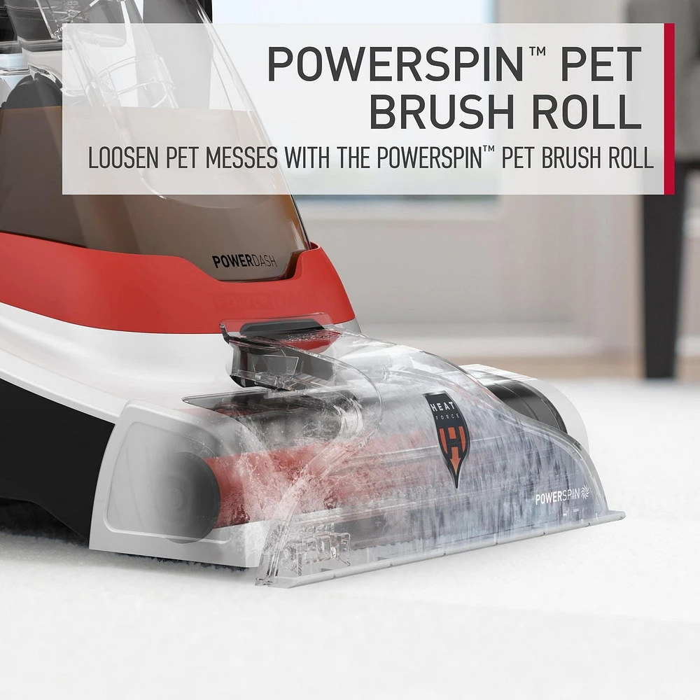 HOOVER PowerDash Compact Carpet Cleaner, Portable And Lightweight