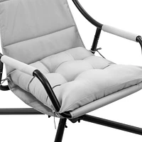 Chaise balançoire Kinsley Lounge avec auvent réglable et amovible