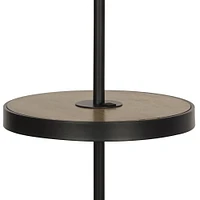 Hometrends Multi-functional Floor Lamp with Shelf and USB Charging