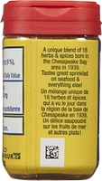 Old Bay, Seasoning for Seafood Poultry Salads Meats, Original Blend, Plastic Can 74 g