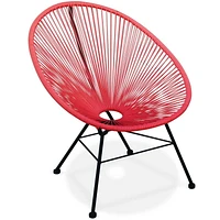 Chaise acapulco Plata Décor Import pour enfants en blanc