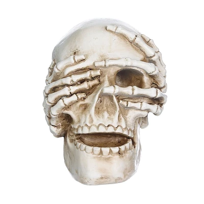 Halloween Sur Le Thème De La Table De Crâne En Résine Couverture Des yeux Pour Les DécorationS D’Intérieur D’Halloween