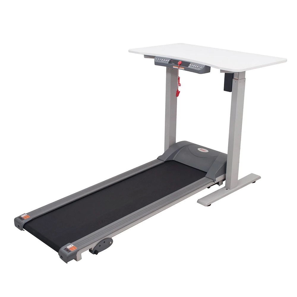 Tapis roulant Sunny Health & Fitness avec bureau automatisé détachable - SF-TD7884 - noir/blanc