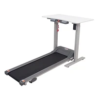 Tapis roulant Sunny Health & Fitness avec bureau automatisé détachable - SF-TD7884 - noir/blanc