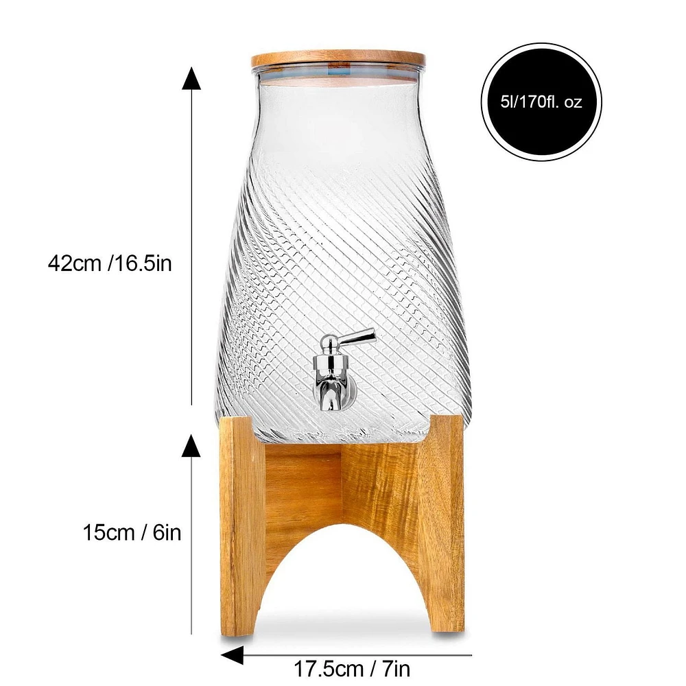 Distributeur de Boissons en Acrylique 5L