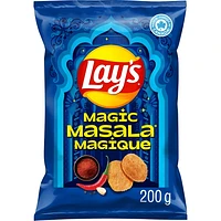 Lay’s Magic Masala ridged flavoured potato chips, 200 g.