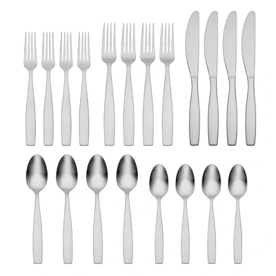 Oneida Sullivan Ensemble de couverts en satin de 20 pièces