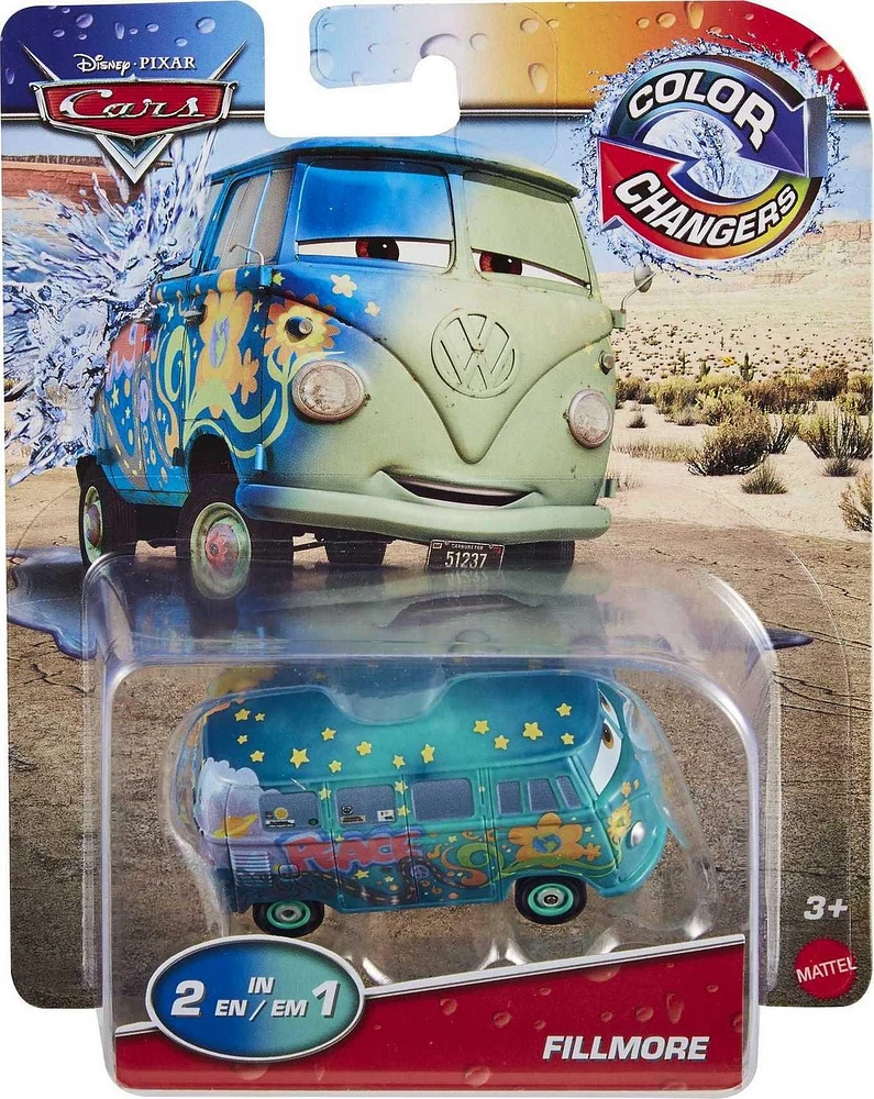 Véhicule  à l’échelle 1/55 Filmore Cars de Disney Pixar