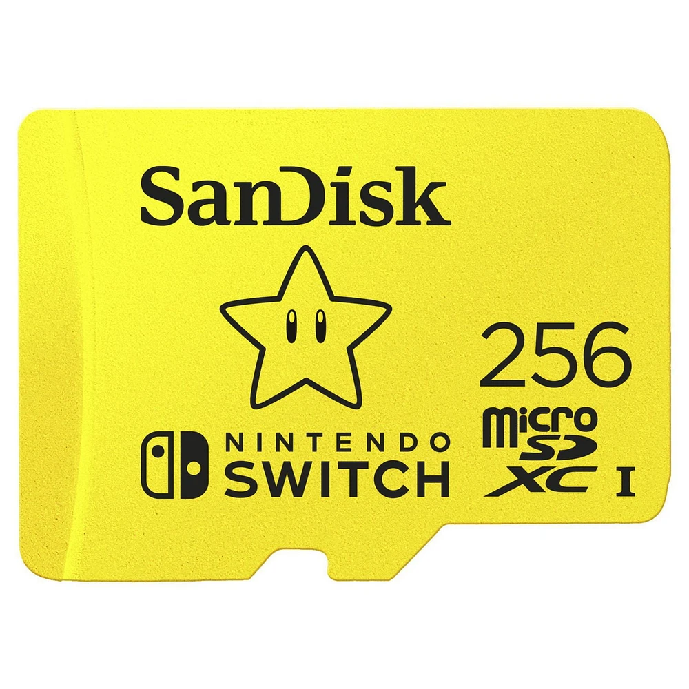 SanDisk® microSDXC™ card for Nintendo Switch™, 256GB SQXAO256GCWCZN