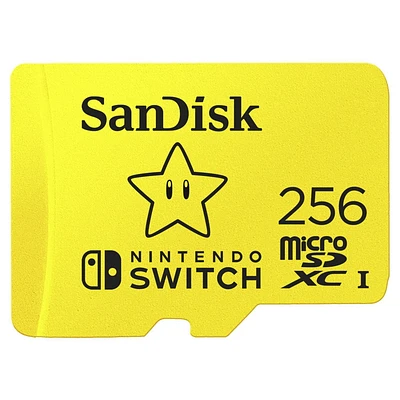 SanDisk® microSDXC™ card for Nintendo Switch™, 256GB SQXAO256GCWCZN