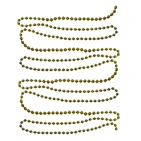 Guirlande de perles or de 18 pieds, pour Noël