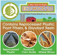 Spark Create Imagine Eco Wood Stacking Rings Toy, 8pcs, 8 piece set, ages 2+