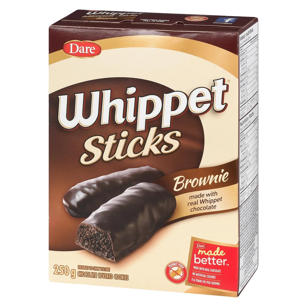 Whippet bâtonnets Brownie, Dare 250g