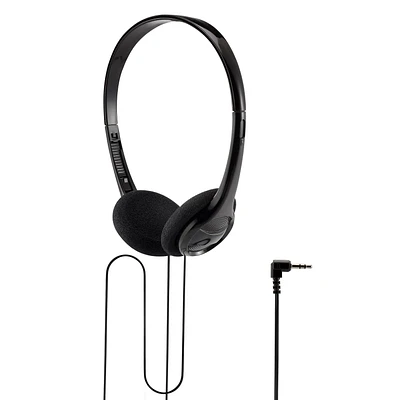 onn. Wired Lightweight On-Ear Headphones