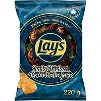 Lay’s croustilles assaisonnées Poulet à la jerk. 220 g.