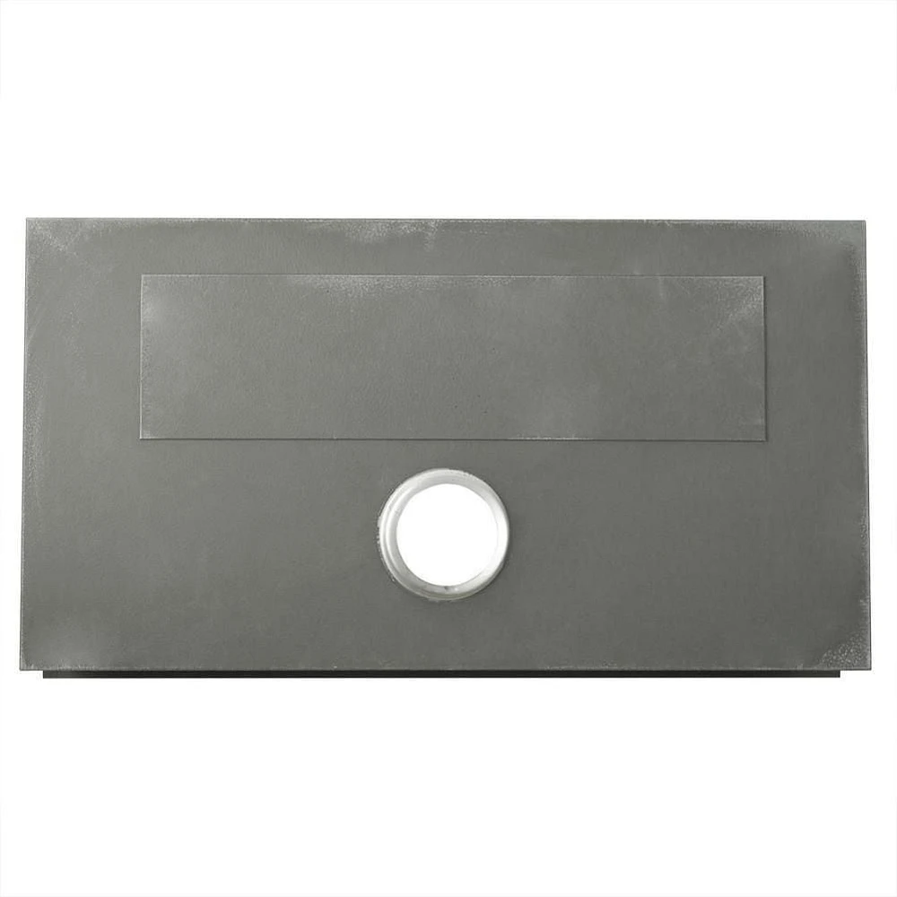American Imaginations AI- 27 pouces Évier à lessive en nickel brossé approuvé par W CUPC avec finition en nickel brossé et calibre 18