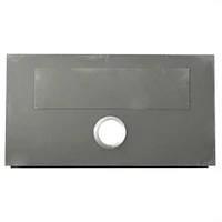 American Imaginations AI- 27 pouces Évier à lessive en nickel brossé approuvé par W CUPC avec finition en nickel brossé et calibre 18