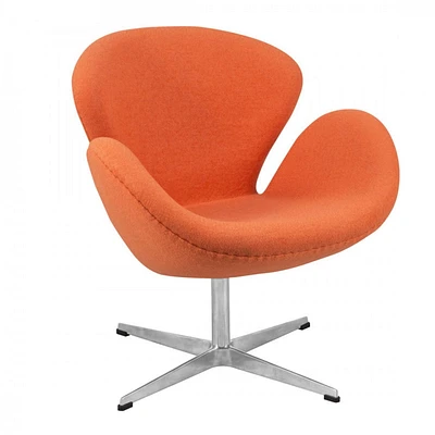 Chaise de salle à manger Canadian Swan orange