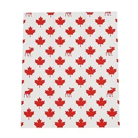Façon de célébrer! Serviettes de table en papier orignal rouge et blanc, 20 ct