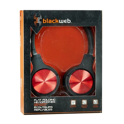 Écouteurs pliables de blackweb séries premium
