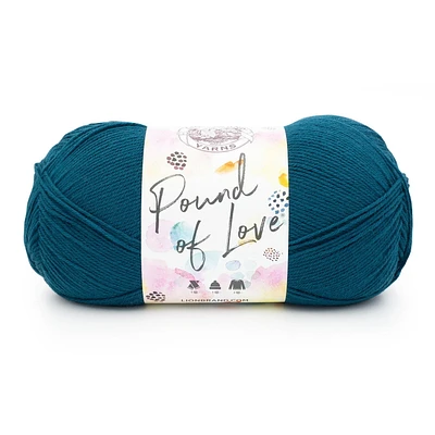 Lion Brand Pound of Love Yarn #4 Medium Premium Acrylic Yarn 454g /932m 1 Ball