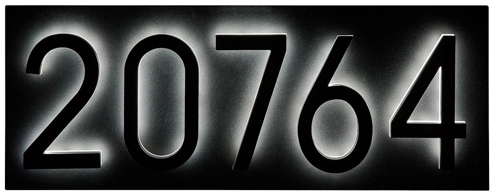 Backlit LED House Number