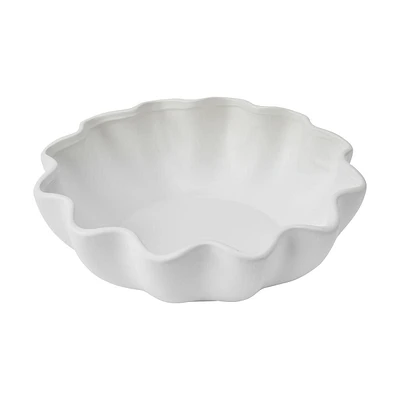 White Wavy Edge Bowl