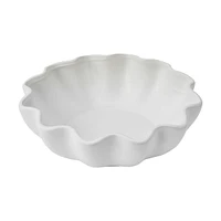 Bol blanc à bord ondulé