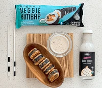 Ocean's Halo Organic Veggie Kimbap Roll, 230g, 9 pieces, 230g total