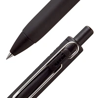 Stylos à gel rétractables uniball™ one, pointe moyenne (0,7 mm), corps noir, encre noire, lot de 3 Stylos à gel rétractables