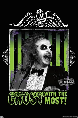 Beetlejuice - Ghost With The Most Wall Poster, 22.375" x 34"