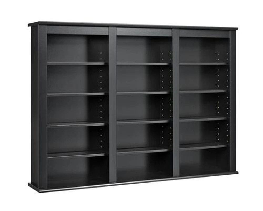 Prepac 47 in W x 34 in H x 8.25 in D Triple Wall Mounted Storage
