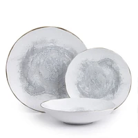 Mesa Ceramic Porto Stoneware 12-Piece Dinnerware Set