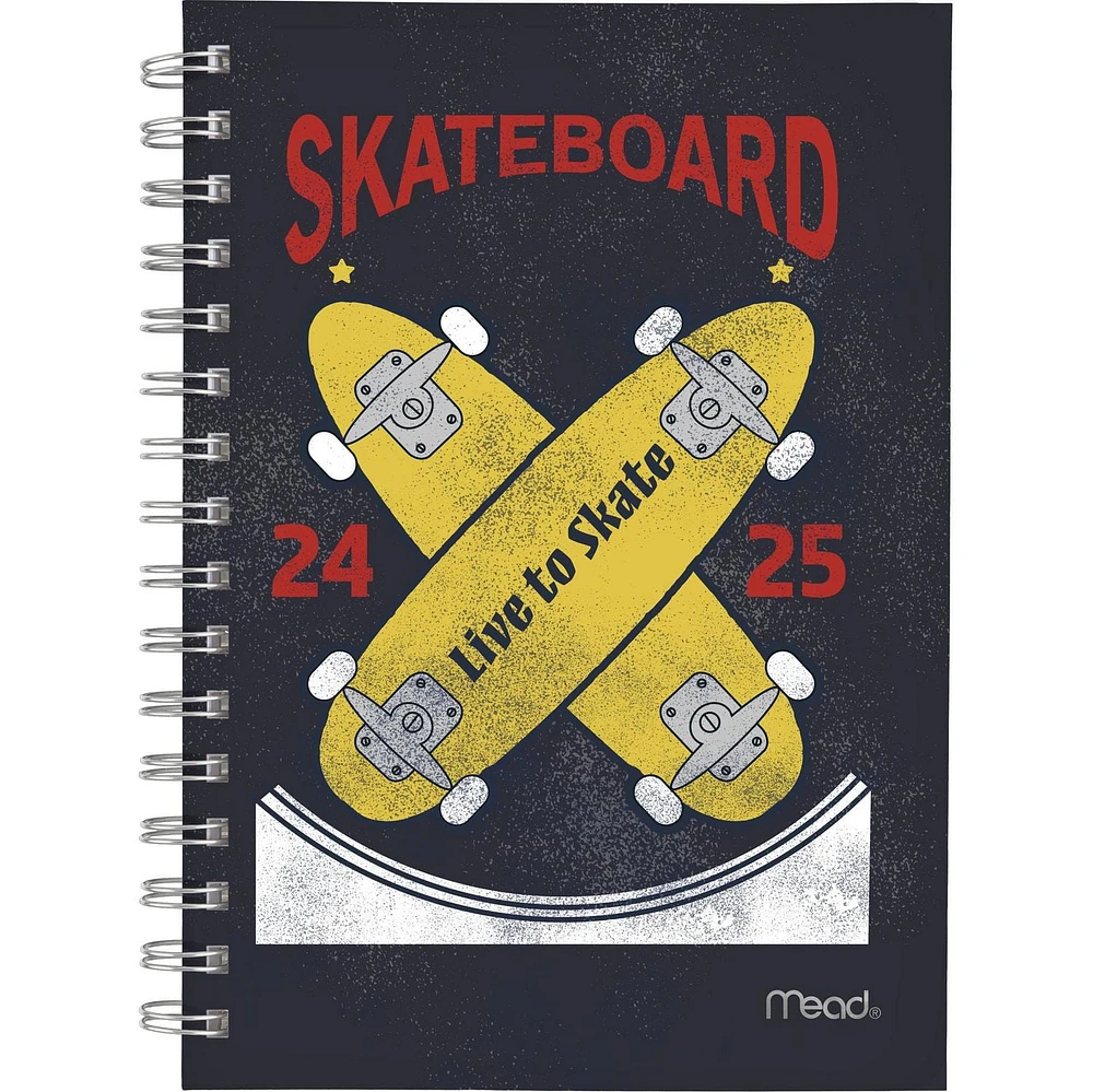Mead 15M Retro Skater Petit Agenda Agenda