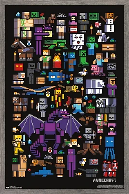Minecraft - Mobbery Wall Poster, 22.375" x 34"