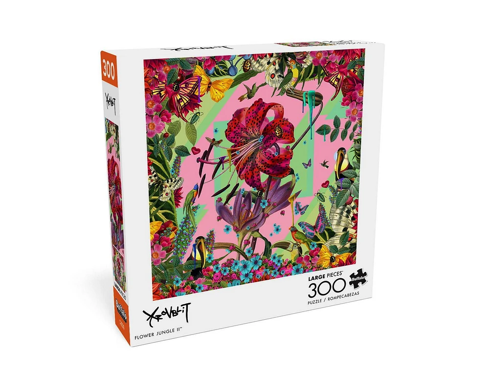 Buffalo Games - Le puzzle Krovblit - Flower Jungle II - en 300 pièces