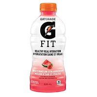 Gatorade Fit Watermelon Strawberry Electrolyte beverage 828 mL, Bottle, 828mL