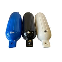 Blue Dog Marine Garde-boue gonflable nervuré pour bateau, 14 x 50,8 cm, pare-chocs de bateau pour amarrage, pare-chocs de quai de bateau ultra doux – Bleu