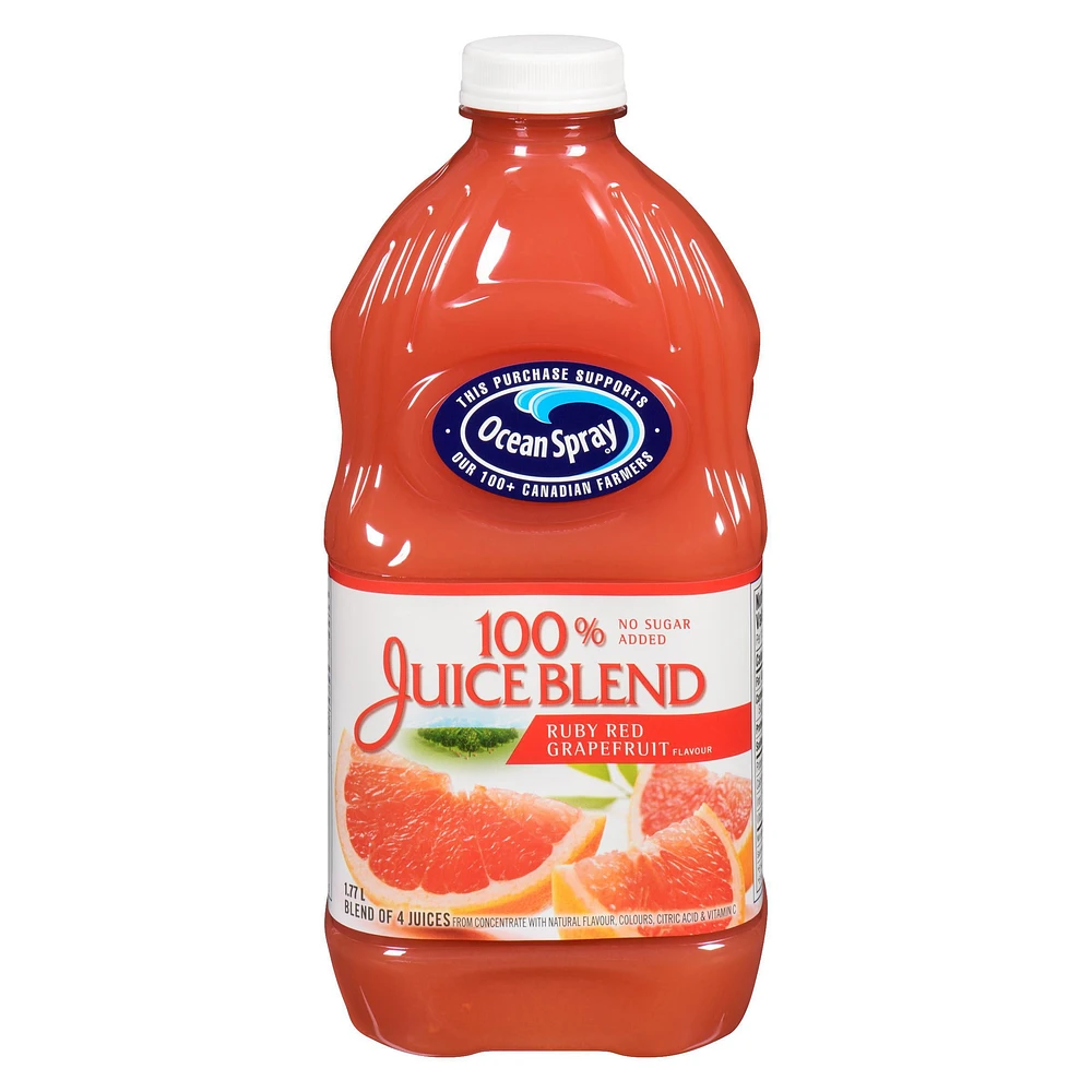 Ocean Spray 100% Juice Blend Ruby Red Grapefruit, 1.77  L