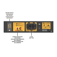 Firman Power Equipment P01204 Générateur portatif à gaz 1500/1200W Rappel CO Alert