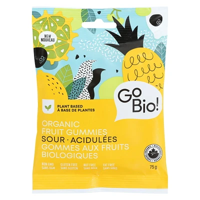 GoBio! Organic Sour Fruit Gummies