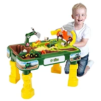 Theo Klein John Deere : Table de jeu pour enfants 2 en 1 avec ferme et table à eau