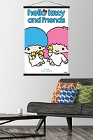 Hello Kitty and Friends: Hello - Little Twin Stars Feature Series Wall Poster with Pushpins, 22.375" x 34"