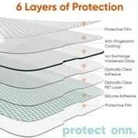 Protecteur d’écran intimité en verre Corning onn. pour iPhone 14 Pro Plateau facilitant l’alignement